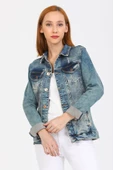 Kadın Yeni Model Kot Ceket 553126 - 1