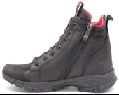 MAMMAMİA 4040 Siyah Nubuk Kadın Bot thumbnail 3