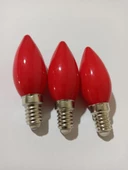 hagiki (3 Adet) LED 1 WATT KIRMIZI E 14 DUY GECE LAMBASI AMPULÜ 50/60 Hz. 220 volt (3 Adet) - 1