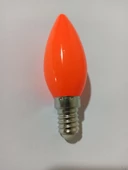 hagiki (3 Adet) LED 1 WATT TURUNCU E 14 DUY GECE LAMBASI AMPULÜ 50/60 Hz. 220 volt (3 Adet) - 1