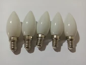hagiki (5 Adet) LED 1 WATT BEYAZ E 14 DUY GECE LAMBASI AMPULÜ 50/60 Hz. 220 volt (5 Adet) - 1