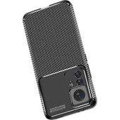 Xiaomi Mi 12T Pro Kılıf Zore Negro Karbon Tasarım Silikon Kılıf thumbnail 5