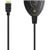 Mobitell 3in1 HDMI To HDMI Switch Pigtail Kablolu 4K Ultra Hd 2160P - 3