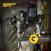 Cat Dx13 18Volt/5.0Ah Graphene Li-İon Kömürsüz Profesyonel Şarjlı Darbeli Matkap - 11
