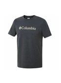 Columbia CSC M Basıc Bıg Logo Brushed SS Tee Erkek Tişört Gri CS0287-012 - 1