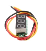 DC 4V-100V 0.28" 3 Kablolu Dijital Mini Voltmetre thumbnail 3