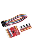 Arduino 4 Kanal Çizgi İzleyen Sensör Seti - 4 Way Tracking Module thumbnail 1