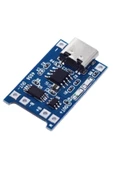 TP4056 Korumalı Lityum Pil Şarj Devresi Type C Usb Batarya thumbnail 3