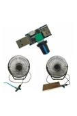 USB Fan Hız Kontrol Modülü - DC 5V-12V 5W - 2