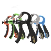 Sertlik Ayarlanabilir 5-60kg Direnç Sayaçlı El Egzersiz Yayı Kırmızı  Gri - 2