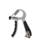 Sertlik Ayarlanabilir 5-60kg Direnç Sayaçlı El Egzersiz Yayı Kırmızı  Gri - 1