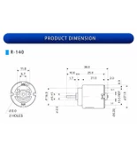 DC Motor 1.5 - 6 Volt Arduino R140 Mikro Motor - 5