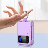 Samsung Z Flip 4 Yüzüklü Standlı Mat Kılıf &Kapak thumbnail 3