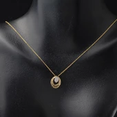 Mini Yaşam Çiçeği Altın Kolye thumbnail 2