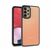 Samsung A33 Metal Kamera Çerçeveli Kenarları Renkli Kılıf - 4