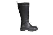 YAZ KIŞ Kadın Siyah Krem 4cm Topuk 35cm Dizboyu Soğuğa Dayanıklı Çizme - 6