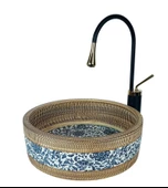 Edessa Dekoratıf Çanak Lavabo Handmade Hnm-113 - 1