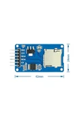 Arduino Mikro SD Kart Okuyucu Modülü Micro SD Card Module thumbnail 6
