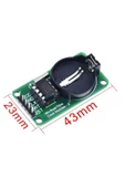 DS1302 Gerçek Zamanlı Saat ( RTC ) Modülü thumbnail 6