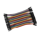 10cm 40 Pin Dişi Dişi Dupont Kablo Breadboard Jumper thumbnail 2