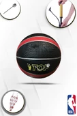 Prof. Maç/Antreman Kaymaz kauçuk iç/dış saha uygun 7 numara Basketbol Topu + File,Şişirme İğnesi,pompa hediyeli - 4