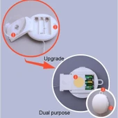 Kardan Adam Yılbaşı Işığı, Noel Perde Pencere Dekorasyonu Led Aydınlatma, Cama Asılan Led - 3