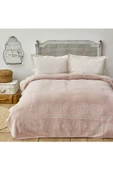 Karaca Home Elephant Pudra Çift Kişilik Soft Embosy Battaniye - 1