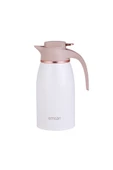 Gama 12 Saat Sıcak ve Soğuk Tutan Çelik Termos 2 Litre Beyaz - 1