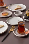 Cordelia Grey 26 Parça 6 Kişilik Kahvaltı Takımı - 2
