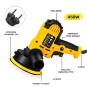 Anadolu Strong ANS1073 Devir Ayarlı Zımpara Araba Pasta Cila Parlatma 125 mm Polisaj Makinesi - 3