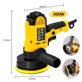 Anadolu Strong ANS1073 Devir Ayarlı Zımpara Araba Pasta Cila Parlatma 125 mm Polisaj Makinesi - 4