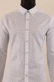 Uzun Kol Slim Fit Desenli Gömlek - 11