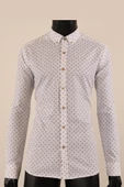 Uzun Kol Slim Fit Desenli Gömlek - 6