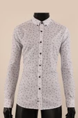 Uzun Kol Slim Fit Desenli Gömlek - 2
