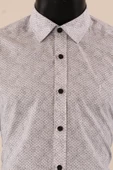 Uzun Kol Slim Fit Desenli Gömlek - 8