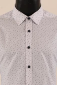 Uzun Kol Slim Fit Desenli Gömlek - 4