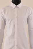 Uzun Kol Slim Fit Çizgili Gömlek - 3