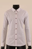 Uzun Kol Slim Fit Desenli Gömlek - 10