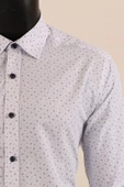 Uzun Kol Slim Fit Desenli Gömlek - 9