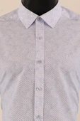 Uzun Kol Slim Fit Desenli Gömlek - 12