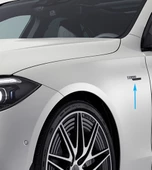 DK Tuning Turbo Electrified Sarı Çamurluk Yanı Logo Benz İle Uyumlu thumbnail 3