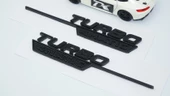 DK Tuning Turbo 4Matic Siyah Çamurluk Yanı Logo Benz İle Uyumlu - 5