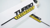 DK Tuning Turbo Electrified Sarı Çamurluk Yanı Logo Benz İle Uyumlu thumbnail 1
