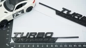 DK Tuning Turbo Electrified Siyah Çamurluk Yanı Logo Benz İle Uyumlu - 2