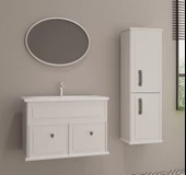 Retropolıtıan 100 Cm Beyaz Banyo Dolap Takımı - 1