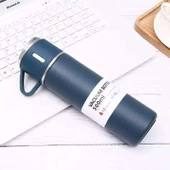 Paslanmaz Çelik 304 Çelik Termos Bardaklı Sıcak Soğuk Muhafazalı Kaliteli Sızdırmaz Mug FLYON-527 - 2