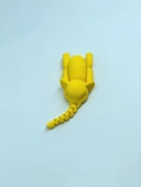 3D Hareketli Oyuncak Fil & Dekor - Sarı - 4