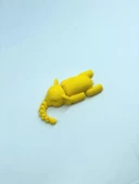 3D Hareketli Oyuncak Fil & Dekor - Sarı - 6