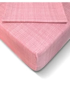 Özlü Fitted Lastikli Tek Kişilik Çarşaf Seti (100x200)-Pudra - 1