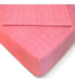 Özlü Fitted Lastikli Tek Kişilik Çarşaf Seti (100x200)-Somon - 1